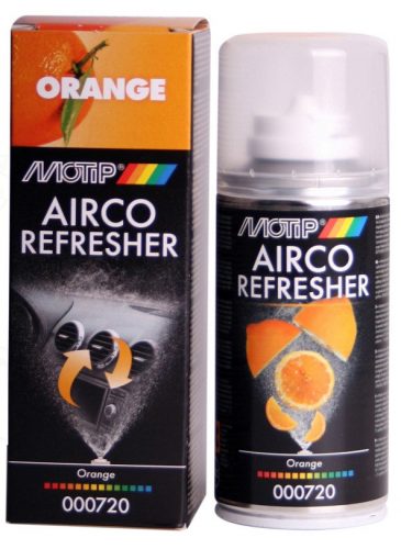 MOTIP Airco Refreshers Légkondicionáló (légkondi) tisztító és frissítő narancs illatú 150ml