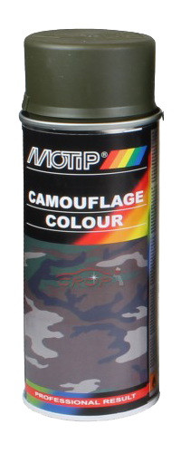 MOTIP CAMOUFLAGE (ÁLCÁZÓ FESTÉK) 400 ml - RAL6014 matt sárgásoliva