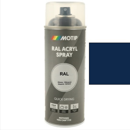 MOTIP Ipari festék spray RAL 5010 enciánkék fényes 400 ml