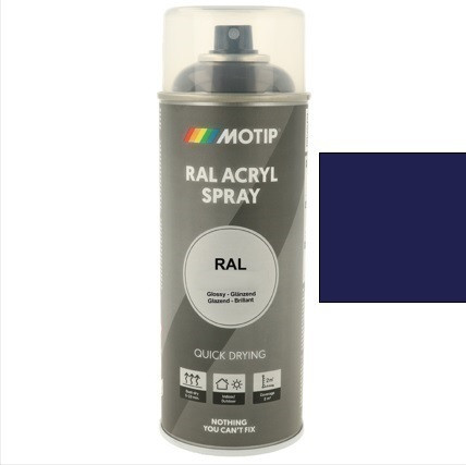 MOTIP Ipari festék spray RAL 5002 ultramarinkék fényes 400 ml