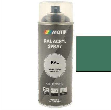 MOTIP Ipari festék spray RAL 6000 platina zöld fényes 400 ml