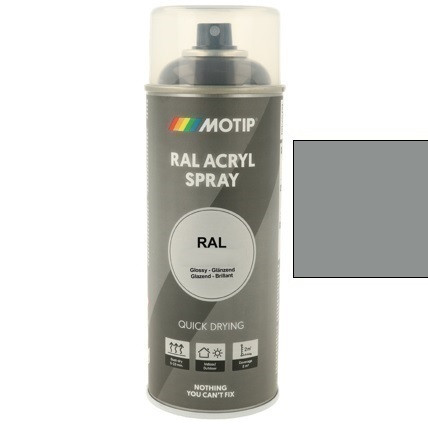 MOTIP Ipari festék spray RAL 7042 közlekedési szürke világos fényes 400 ml