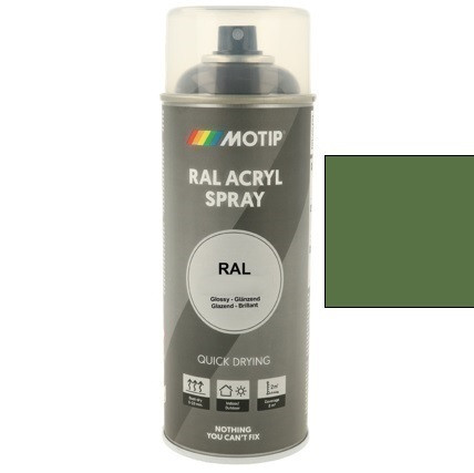 MOTIP Ipari festék spray RAL 6011 rezedazöld 400 ml