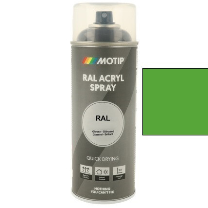 MOTIP Ipari festék spray RAL 6018 sárgászöld 400 ml