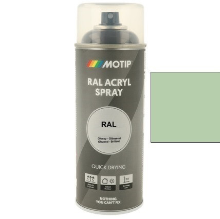 MOTIP Ipari festék spray RAL 6019 pasztelzöld fényes 400 ml