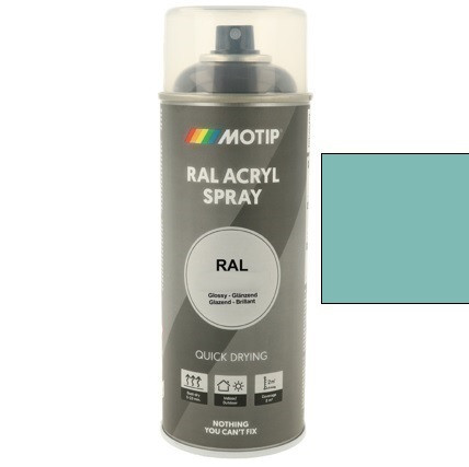 MOTIP Ipari festék spray RAL 6027 világos zöld fényes 400 ml