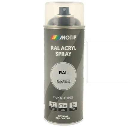 MOTIP Ipari festék spray RAL 9010 matt fehér 400 ml