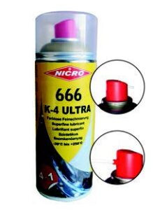 NICRO K-4 Ultra (666) - Szintetikus kenő- tisztító spray