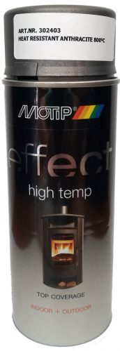 MOTIP DECO 800˚C-ig Hőálló Antracit Festék spray 400ml