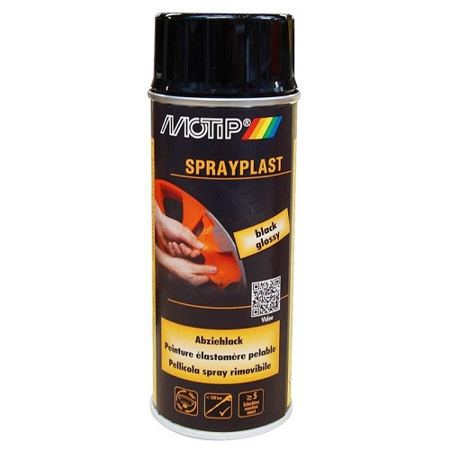 MOTIP SPRAYPLAST Lehúzható fekete festék 400ml