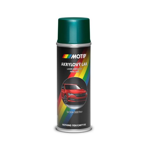 MOTIP AUTO-COLOR SKODA malachitzöld metál fényes festék spray 200ml