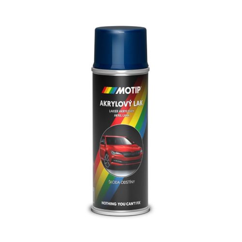 MOTIP AUTO-COLOR SKODA cápakék metál fényes festék spray 200ml