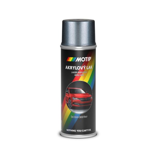 MOTIP AUTO-COLOR SKODA business szürke metál fényes festék spray 200ml