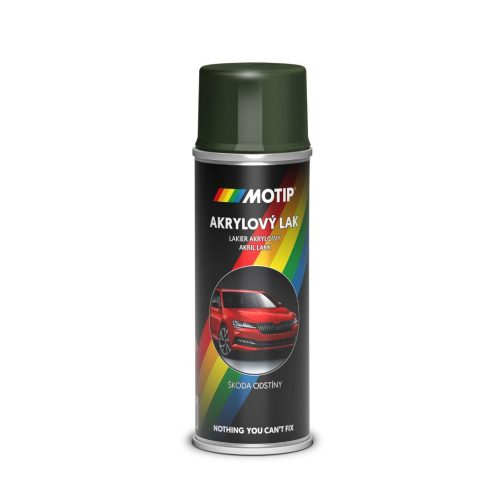 MOTIP AUTO-COLOR SKODA dzsungelzöld metál fényes festék spray 200ml