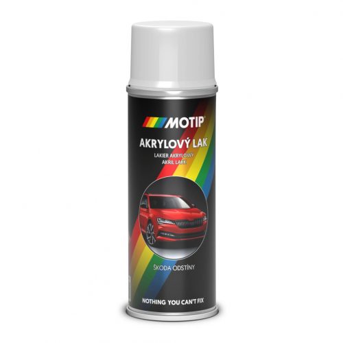 MOTIP AUTO-COLOR SKODA lézerfehér fényes festék spray 200ml