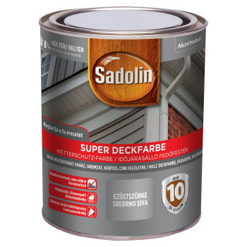 Sadolin Super Deckfarbe fafesték - Ezüstszürke 2,5 l