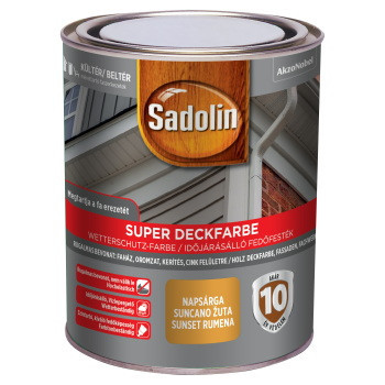 Sadolin Super Deckfarbe fafesték - Napsárga 750 ml