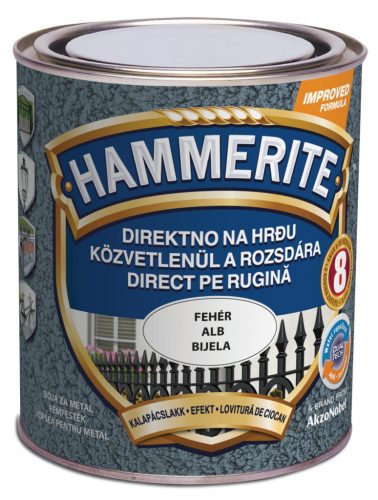 Hammerite közvetlenül a rozsdára - Kalapácslakk - Fekete, 250 ml