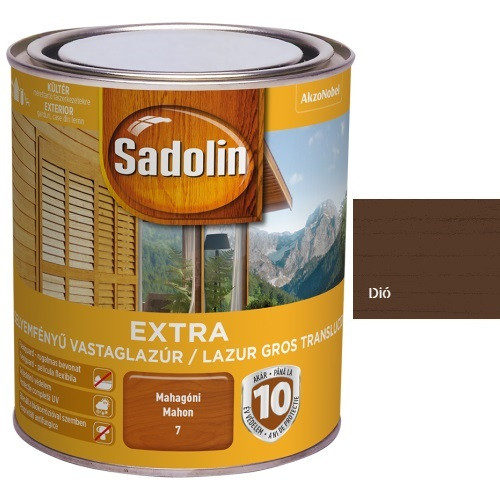 Sadolin Extra vastaglazúr - Dió 750 ml