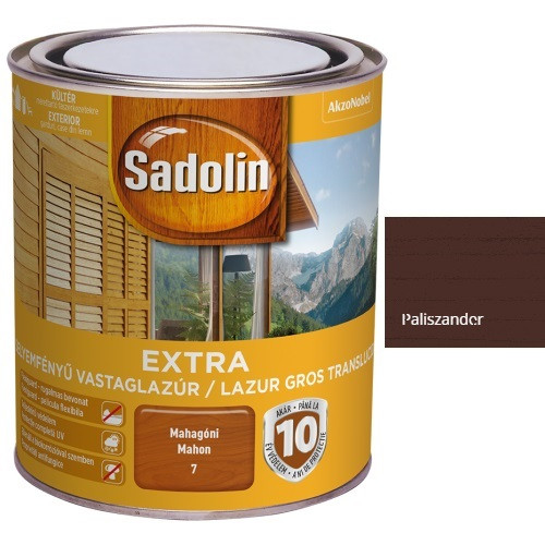 Sadolin Extra vastaglazúr - Paliszander 750 ml