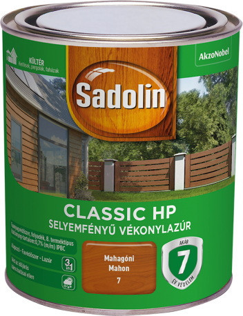 Sadolin Classic HP vékonylazúr - Világostölgy 750 ml