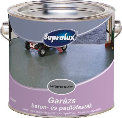 Supralux GARÁZS beton és padlófesték 2,5l - Szürke