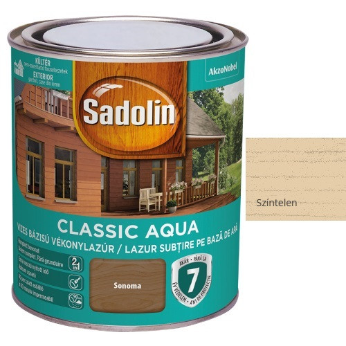 Sadolin Classic Aqua - Színtelen 750 ml