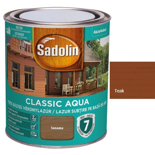 Sadolin Classic Aqua - Teak 750 ml