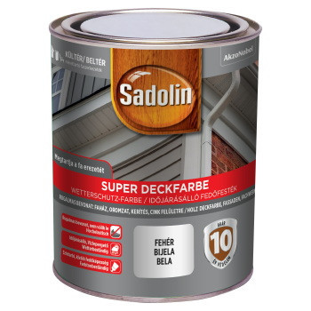 Sadolin Super Deckfarbe fafesték - Fehér 750 ml