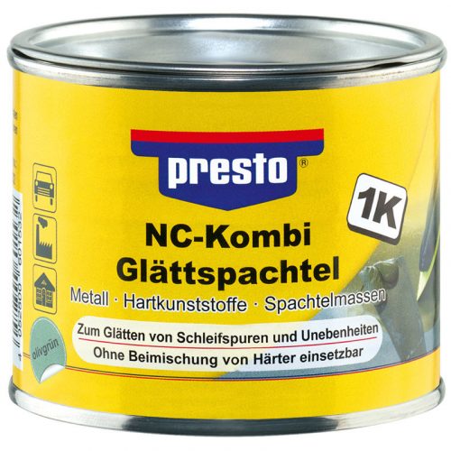 PRESTO GITT Finish NC (nitro-ko.) simítógitt dob. sötétszürke 250 g