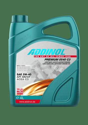 ADDINOL motorolaj PREMIUM 0540 C3 - 4 liter