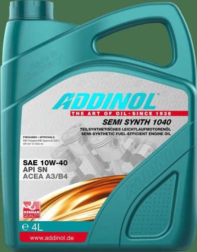 ADDINOL motorolaj SEMI SYNTH 1040 - 1 liter