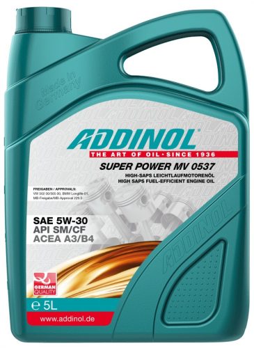 ADDINOL motorolaj Super Power MV 0537 - 5 liter