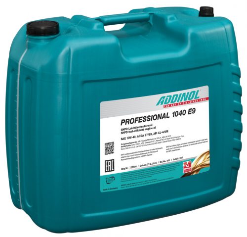 ADDINOL motorolaj Professional 1040 E8/E11 - 20 liter