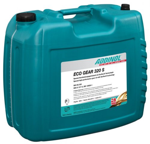 ADDINOL Ipari hajtómű olaj ECO GEAR 320 S - 20 liter