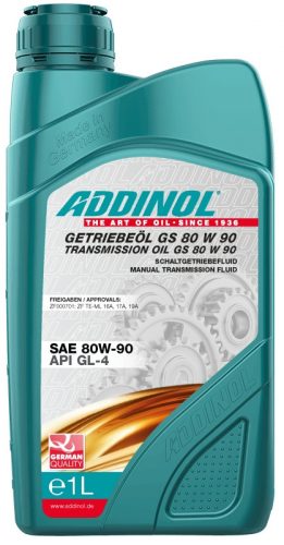 ADDINOL Sebességváltó olaj TRANSMISSION OIL GS 80 W 90 - 1 liter