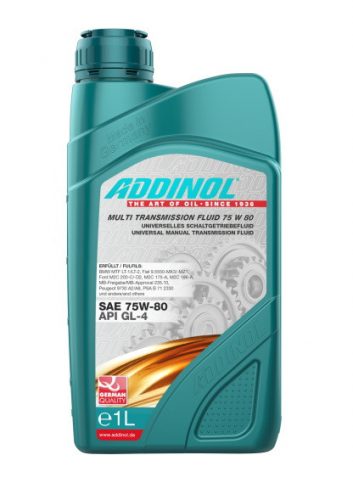 ADDINOL Sebességváltó olaj MULTI TRANSMISSION FLUID 75 W 80 - 1 liter