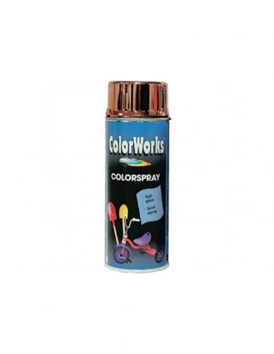 COLOR WORKS Krómhatású festék világos vörösréz (beltéri használatra) 400ml