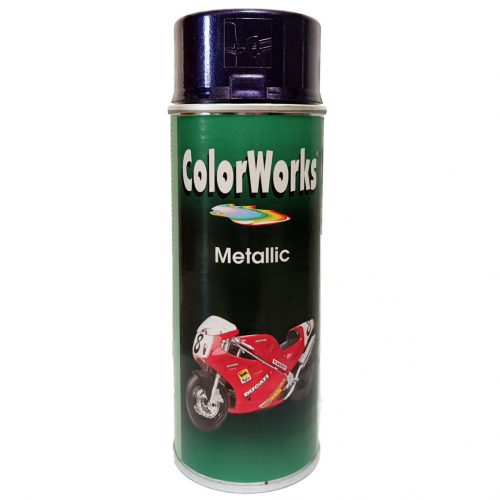 Colorworks Metallic viola színű akril festék spray 400ml