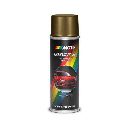 MOTIP AUTO-COLOR SKODA kávébarna metál fényes festék spray 200ml