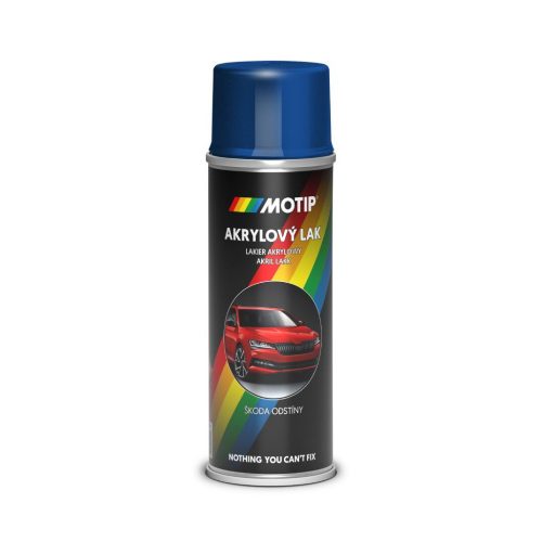 MOTIP AUTO-COLOR SKODA égkék metál fényes festék spray 200ml