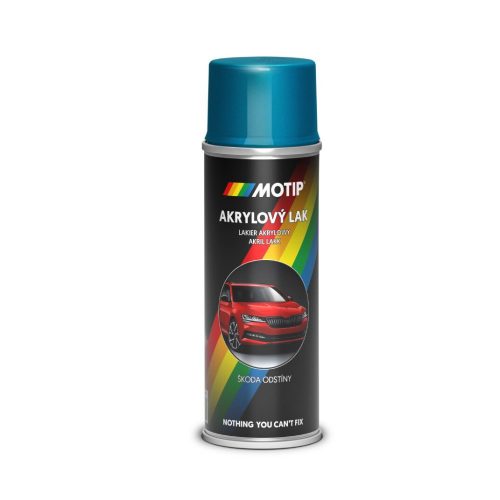 MOTIP AUTO-COLOR SKODA jégkék metál fényes festék spray 200ml