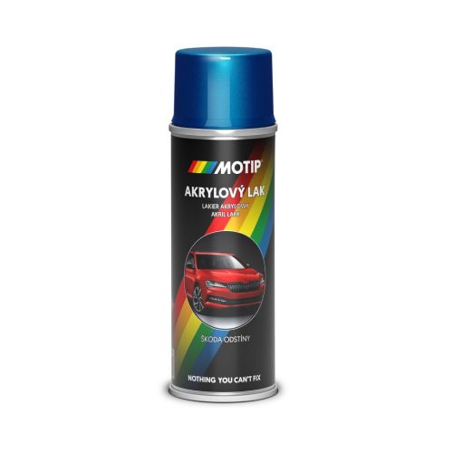 MOTIP AUTO-COLOR SKODA viharkék metál fényes festék spray 200ml