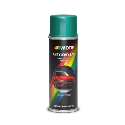 MOTIP AUTO-COLOR SKODA arktik zöld metál fényes festék spray 200ml