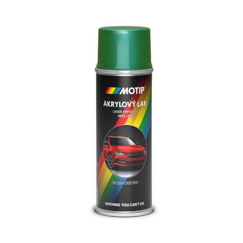 MOTIP AUTO-COLOR SKODA májusi zöld metál fényes festék spray 200ml