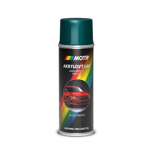 MOTIP AUTO-COLOR SKODA smaragdzöld metál fényes festék spray 200ml